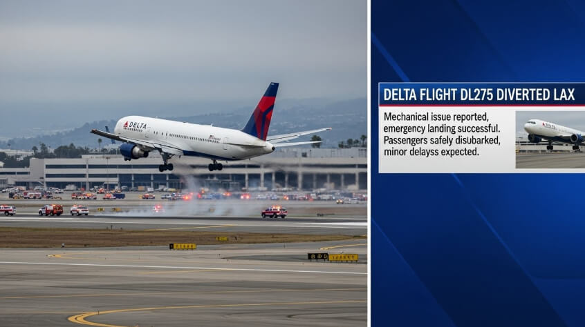 Understanding the Delta Flight DL275 Diverted LAX Incident