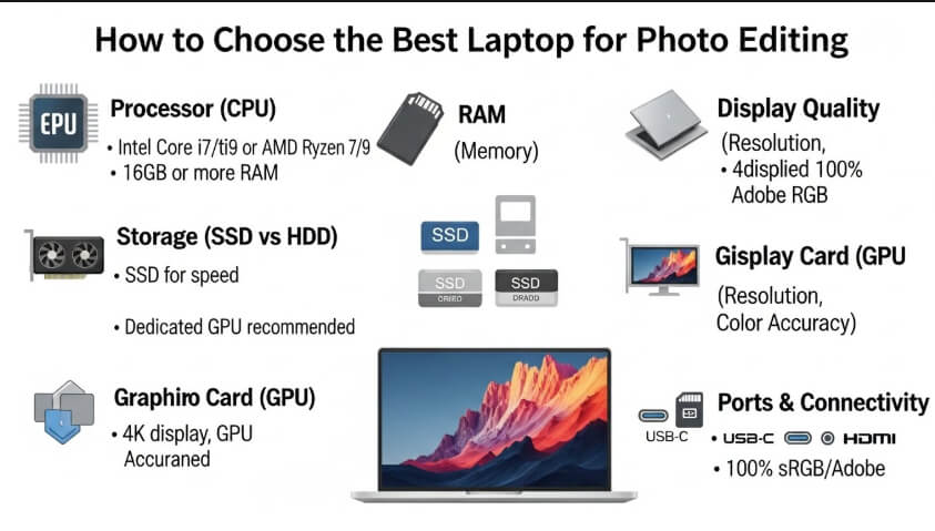 Why Choosing the Right Laptop for Photo Editing Matters