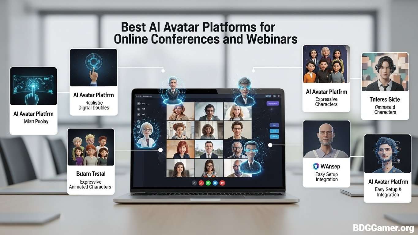 Best AI Avatar Platforms for Online Conferences and Webinars
