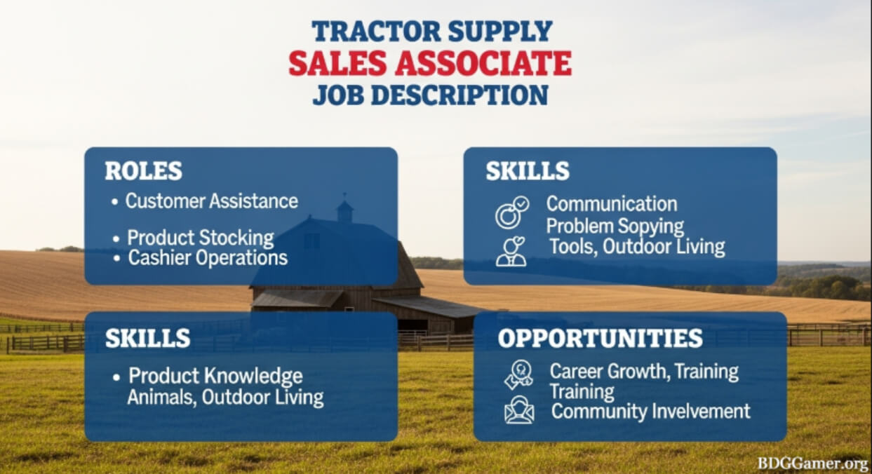 Tractor Supply Sales Associate Job Description and Career Growth